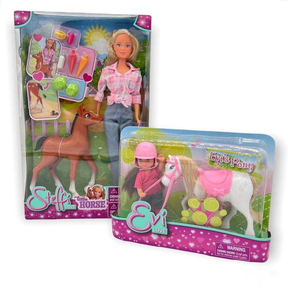 Steffi Love Little Horse Evi Love Evi’s Pony Playset NEW